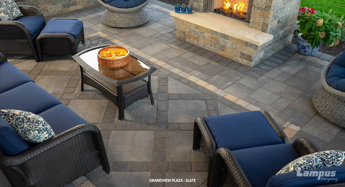 Grandview Plaza Paving Stones R.I. Lampus