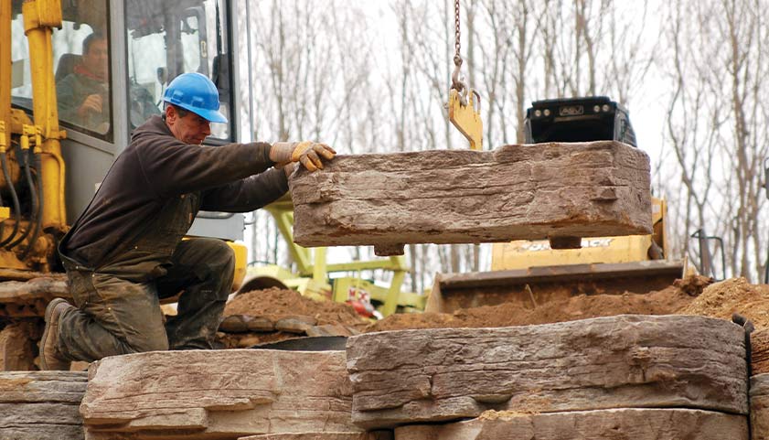 Rosetta Outcropping Installation