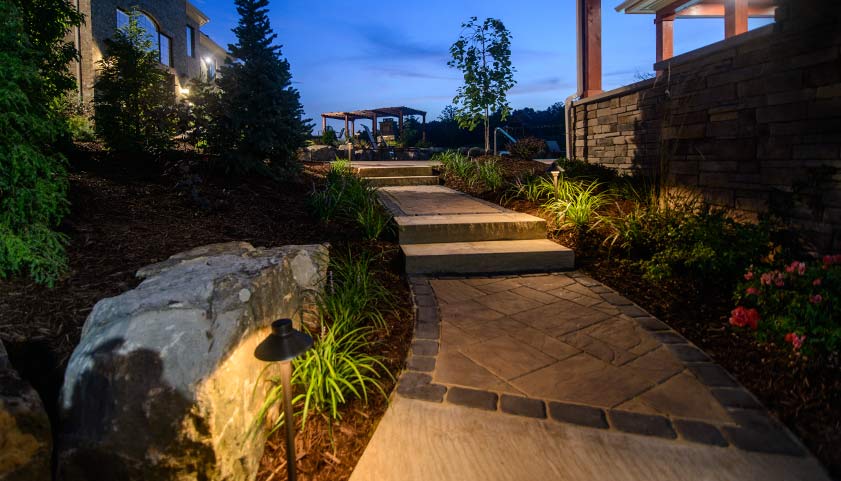 Landscape Lighting Installation