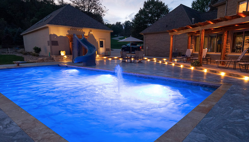 Pool At Night