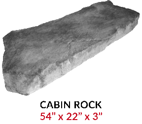 Cabin Rock - 54x22x3
