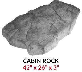 Cabin Rock - 42x26x3