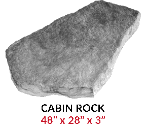 Cabin Rock - 48x28x3