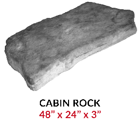 Cabin Rock - 48x24x3
