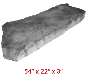 Cabin Rock - 54x22x3