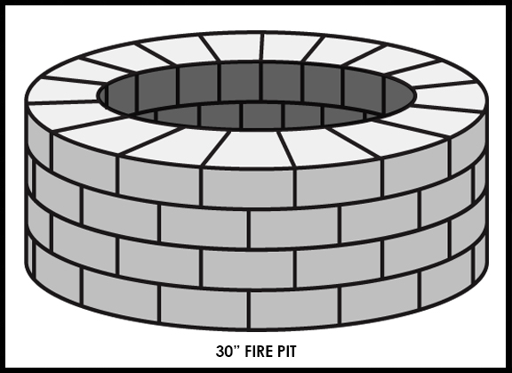 Castlerok 30 Inch Fire Pit