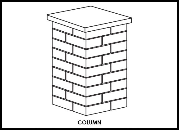 Country Stone Column