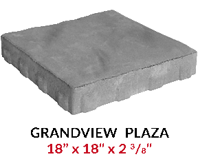 Grandview Plaza Large Square