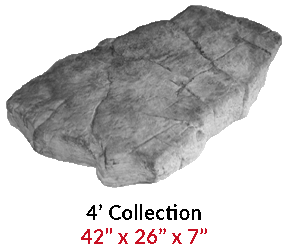 Rosetta Irregular Steps - 42x26x7
