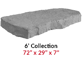 Rosetta Irregular Steps - 72x29x7