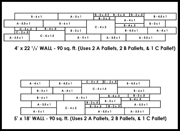 Rosetta Outcropping Wall Patterns