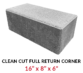 Versa-Lok Clean Cut Full Return Corner