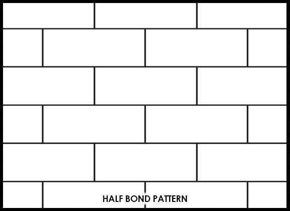 Versa-Lok Square Foot Block - Half Bond Pattern
