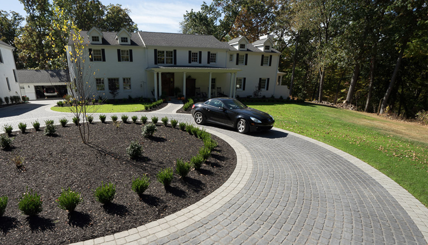 Paver Driveway Adds Curb Appeal