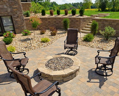 Outdoor Hardscape Living Space