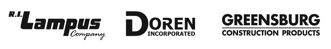 R.I. Lampus Company, Doren Incorporated, MBA Masonry, Greensburg Construction Products