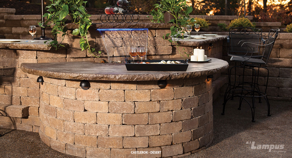 Castlerok® Retaining Walls | R.I. Lampus