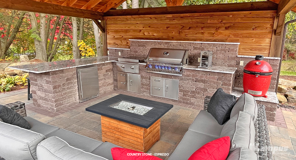 Country Stone Retaining Walls | R.I. Lampus