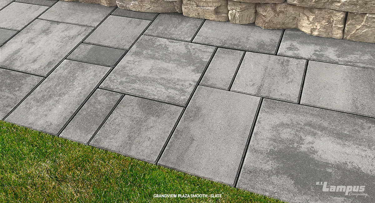 Grandview Plaza Smooth Paving Stones | R.I. Lampus
