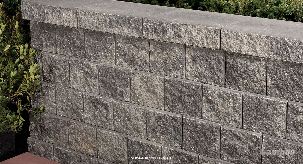 Versa-Lok Cobble Retaining Walls | R.I. Lampus