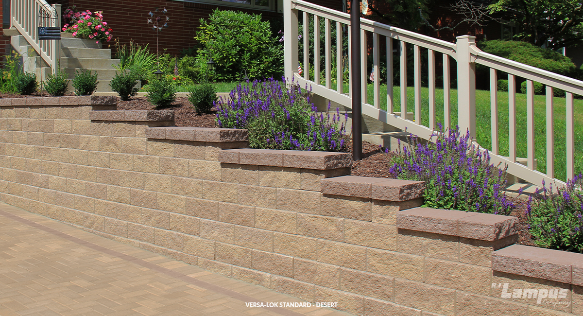 Versa-Lok Standard Retaining Walls | R.I. Lampus