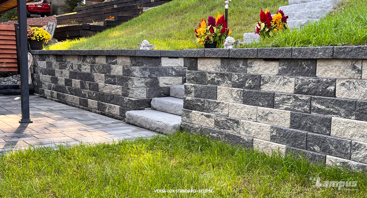 トップス STONE  Versa-Lok Standard Retaining Walls | R.I. Lampus