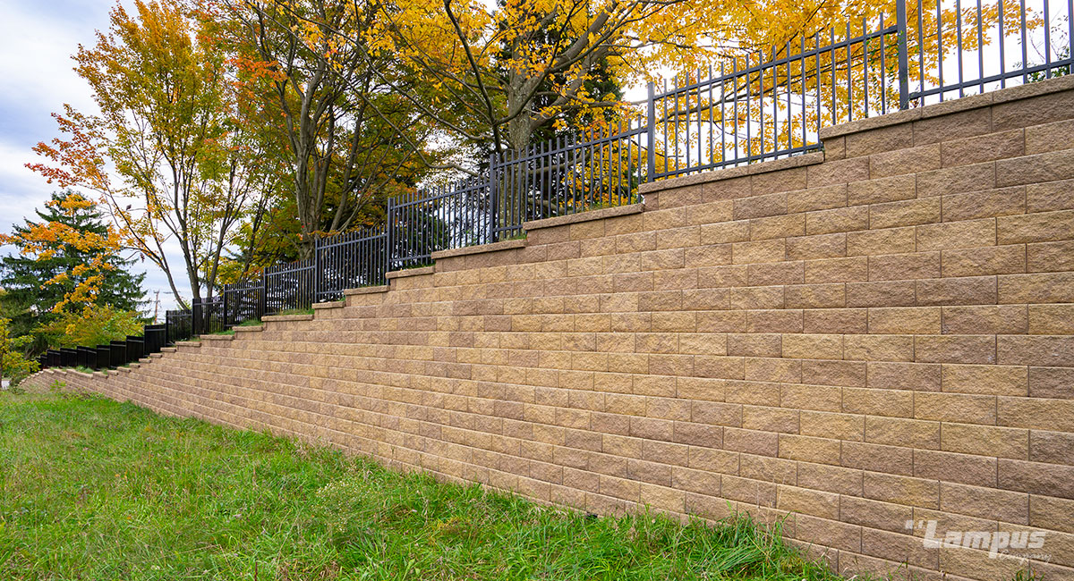 Versa Lok Sq Ft Block Retaining Walls R I Lampus - How Much Does A Versa Lok Retaining Wall Cost